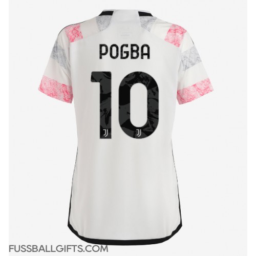 Juventus Paul Pogba #10 Fußballbekleidung Auswärtstrikot Damen 2023-24 Kurzarm